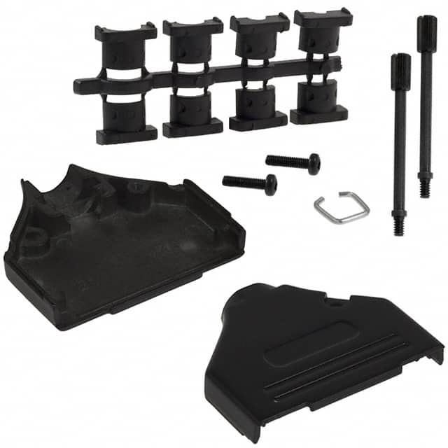 970-025-040-011 NorComp Inc.  Carcasas traseras para conectores D-Sub en forma de D